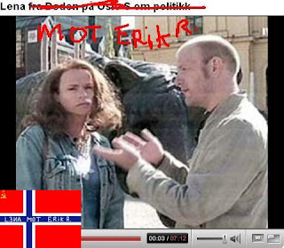 Норвегия/Norg3: L3иa mot Erik R. skriver blogg. (In Norwegian).